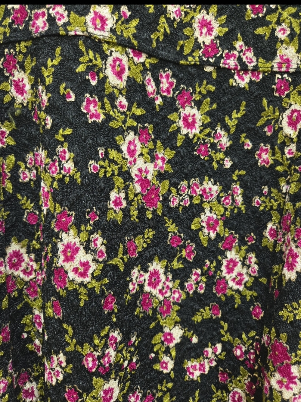 Free People Black Floral Lace-Trim Cami - Picture 3 of 4